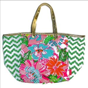 Lilly Pulitzer Target Tote Bag Nosie Posey Nosey Posie